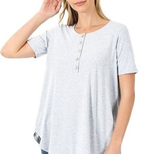 Zenana cute as a button tee